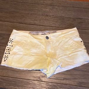 Size 28 - Daytrip Capricorn Yellow Shorts